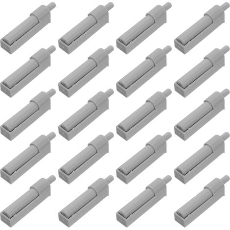 Lot de 20 amortisseurs porte placard cuisine gris avec vis à (1/5)