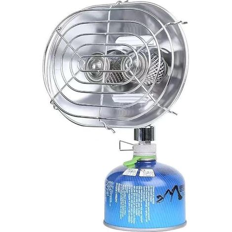 Chauffage au gaz réglable - Chauffage de camping - Chauffage de terrasse portable - Chauffage d'extérieur pour la pêche, la chasse, la randonnée (1/4)