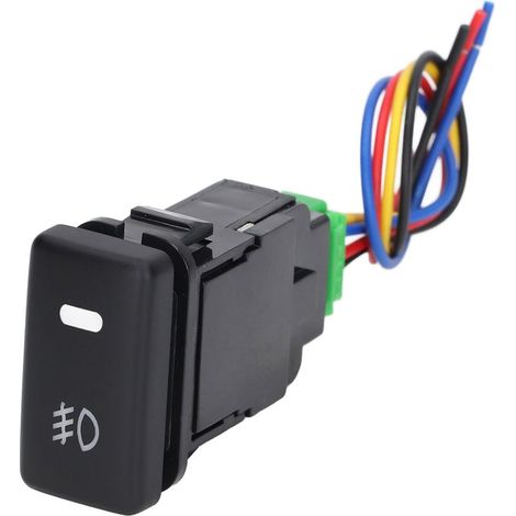 Interrupteur de Lampe Automobile, Modèle TS-01, Interrupteur à Bouton Unique avec Verrouillage Automatique (1/5)