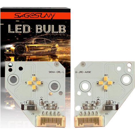 Module Feux de Jour DRL LED, 24V, Orange, Réf. 2674390 (1/5)