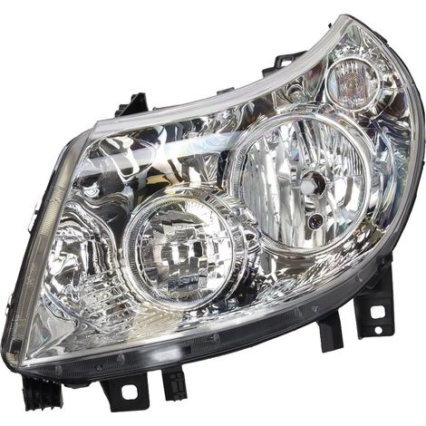 Faro anteriore VCLL116 Velpart H7+H1 LE con regolazione elettrica (1/5)