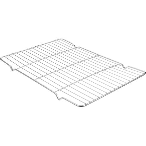 Grille de cuisson en acier inoxydable - 34 x 24 cm - Accessoire de cuisson multifonction - Pour four et barbecue (1/5)