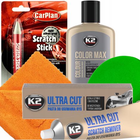 SET DI CERA COLORANTE IN PASTA DI PASTELLO D'ARGENTO PER RIMUOVERE I GRAFFI DALLE AUTO (1/5)