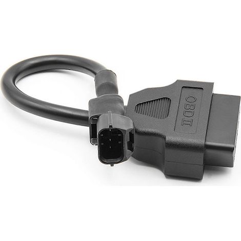 Adaptateurs OBD 3 à 16 broches pour motos, connecteurs d'extension de câble de diagnostic OBD2 pour accessoires de motos KYMCO (1/5)