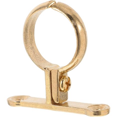 Collier de Serrage Fixe pour Tube en Laiton, Or, 1 Pack (1/5)