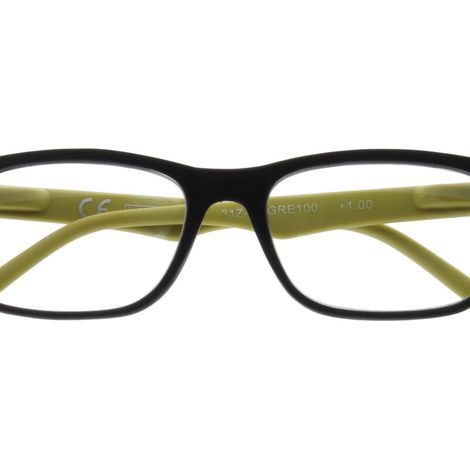 Zippo Lesebrille B3 Schwarz/Grün +2,00 Dioptrien (1/2)