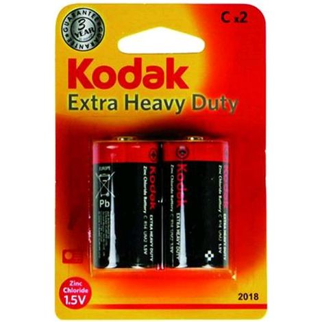 Pile Kodak Extra Heavy-Duty 1/2 Torcia 2Pz C