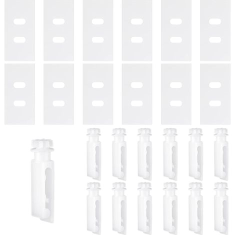 Kit de réparation pour stores verticaux, pièces de rechange pour stores verticaux cassés ou manquants. (1/5)