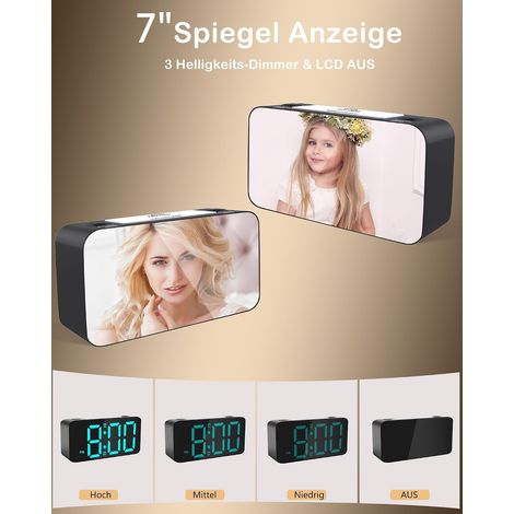 Générique Réveil Vibrant - Vibration silencieuse de l'horloge LED muette | Réveils bruyants à Piles en Forme de Chat Mignon pour Les Gros dormeurs et Générique Réveil Vibrant - Vibration silencieuse de l'horloge LED muette | Réveils bruyants à Piles en Forme de Chat Mignon pour Les Gros dormeurs et