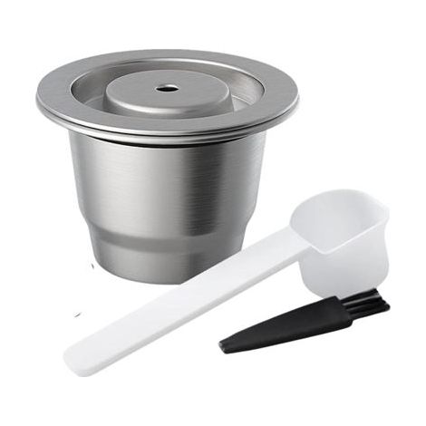 Capsule réutilisable en acier inoxydable pour machine Nespresso (1/4)