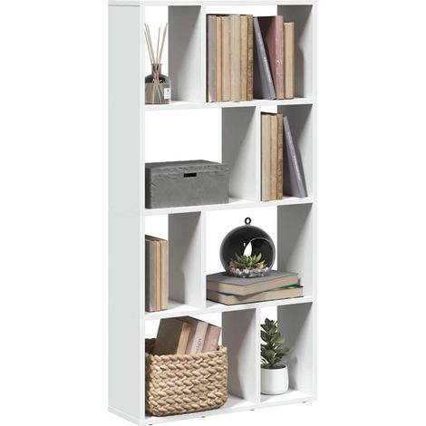vidaXL Bookcase White 60x20x120 cm Engineered Wood