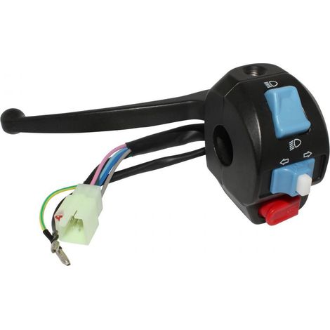 Commodo gauche P2R pour Scooter Ginelli 50 QT4 89259 / 8 fils (1/5)