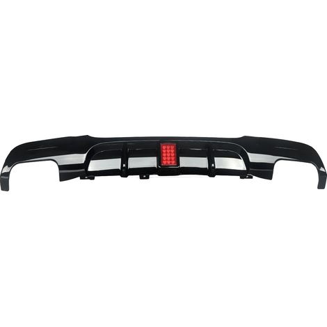 Difusor trasero, estilo M Performance, fácil instalación, negro brillante. (1/2)