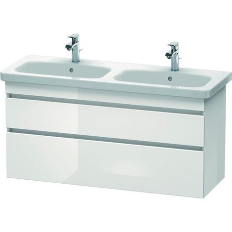Duravit Waschtischunterbau DURASTYLE 448x1230x610mm eiche natur / weiß matt (1/3)