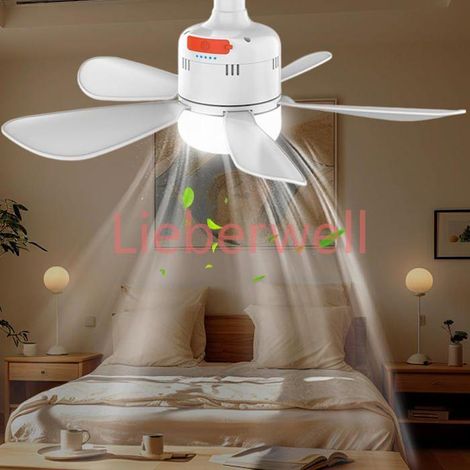 Ventilateur Plafond Avec Lumière,4415Cm Ventilateur Plafond Extérieur,Lampe Ventilateurr Plafond,Ventilateur Silencieux Plafond (1/5)