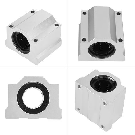 Lot de 1 SCS30UU Roulement Linéaire à Billes en Aluminium pour Glissière CNC (1/5)