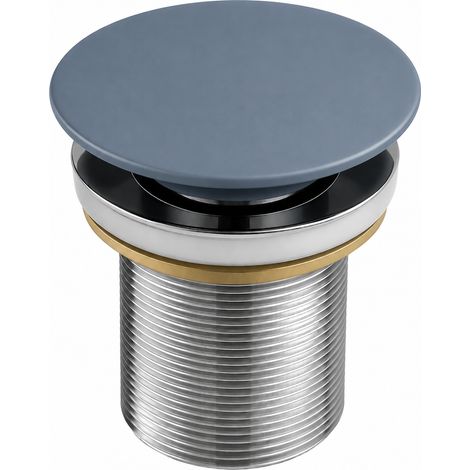 Tapón de lavabo Click-Clack azul claro mate - Aquaterris (1/3)