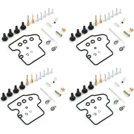 Kit di riparazione carburatore per moto, ricambi per la revisione adatti a Yamaha YZFR6 1999-2002, 4 set (1/5)