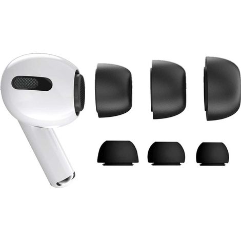 3er-Pack AirPods Pro Ohrpolster – Silikon-Ohrstöpsel, Schwarz (1/5)