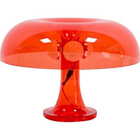 Verbesserte Retro-Pilzlampe, stilvolles, dimmbares Nachtlicht für Schlaf- und Wohnzimmer – Orange