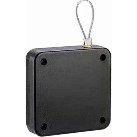 Automatischer Türschließer, Leiser Türschließer mit Kordel, Schiebetürpuffer für den Haushalt, Schiebetür, Kein Stanzen erforderlich, Trägt ca. 20 kg, Verstellbarer Türschließer, Automatisches Schließ