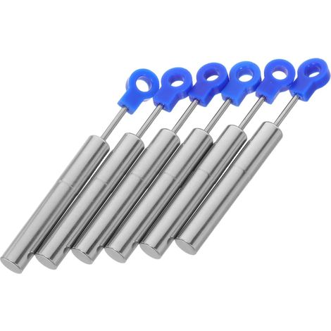 Lot de 6 Amortisseurs, fermeture douce, ABS, métal, bleu (1/5)