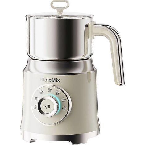 BioloMix électrique mousseur à lait cuiseur vapeur avec amovible base pour et froid mousse café chocolat compatible lave (1/5)