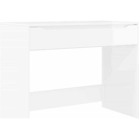 Maison Exclusive - Schreibtisch Hochglanz Weiß 100 x 50 x 78 cm H
