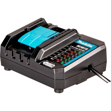 Makita – Chargeur pour électroportatif 14.4V et 18V – Recharge rapide en 40-160 min – Indicateurs LED – Design robuste pour environnements exigeants