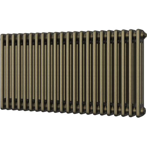 Alpha - Antique Brass Column Radiator H500mm x W999mm 3 Column (1/2)