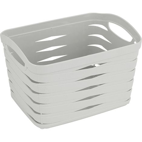 LINEA Kunststoffkorb 16 x 12 x 11 cm 1,5 l Grau