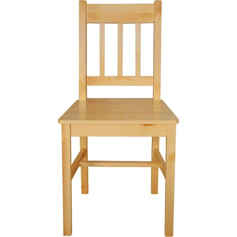vidaXL Dining Chairs 2 pcs Pinewood