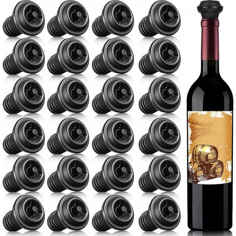24 bouchons de liège pour bouteilles de vin, aérateur de bouchon de vin-AquaForge (1/3)