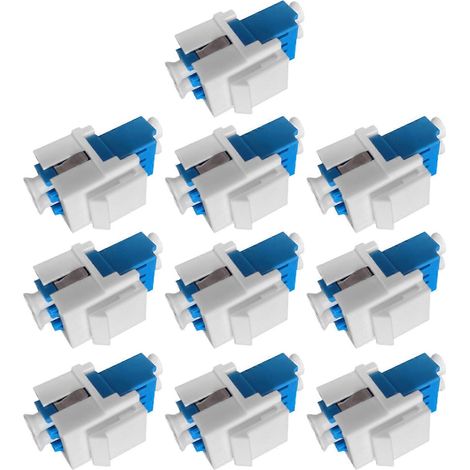 Bride de conversion pour connecteur de câble à fibre optique LC, compatible avec les adaptateurs de prise Keystone pour fibre optique W (1/5)