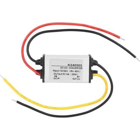 DC Buck Converter, DC-DC 12V/24V à 5V 5A Module de source d'alimentation abaisseur Module Buck Module Buck Converter (1/4)