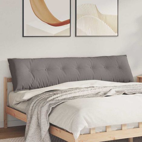 Rückenkissen Taupe 200 x 19 x 50 cm Stoff