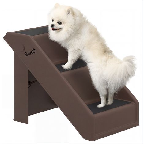 Rampe pour animaux Escalier chien pliable 3 marches antidérapant (1/5)