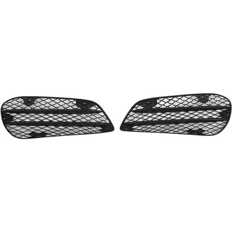 1 Paar schwarze Nebelscheinwerfergitter für die vordere Stoßstange (links/rechts) als Ersatz für Mercedes-Benz E-Klasse W212 AMGLin (1/5)