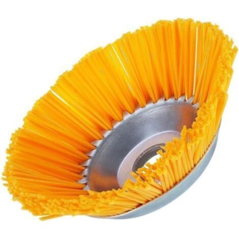 Brosse Nylon - 1 Piece - 20 Cm - Pour Coupe-Bordures - Extérieur Jardin Pelouse Bordures Désherbage (1/4)