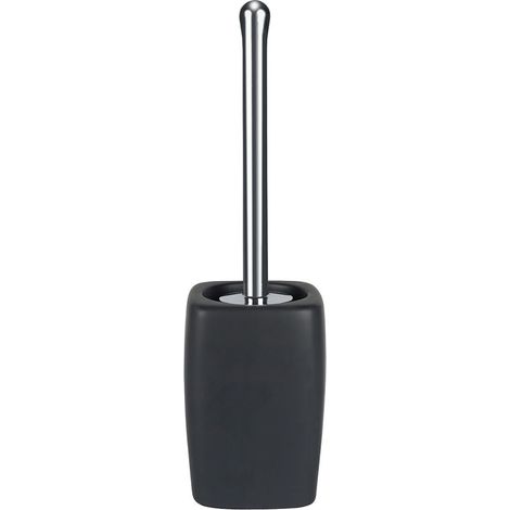 Brosse wc avec support Céramique RETRO Noir Spirella (1/3)