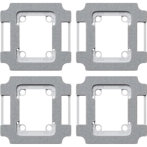 Chuancheng 4er-Pack Mikrofaser-Reinigungspads mit Halterung für Ecovacs Winbot W3 Omni Fensterreinigungsroboter, werkzeugloses Ersatzteilset (1/5)