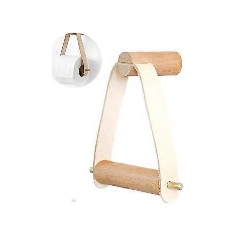 Anneau porte-serviettes créatif en bois avec vis (1/5)
