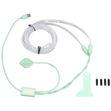 Bande lumineuse LED pour intérieur de voiture, 12V, contrle par application, son actif, rvb, 64 couleurs, lumière ambiante pour camions suv (1/4)