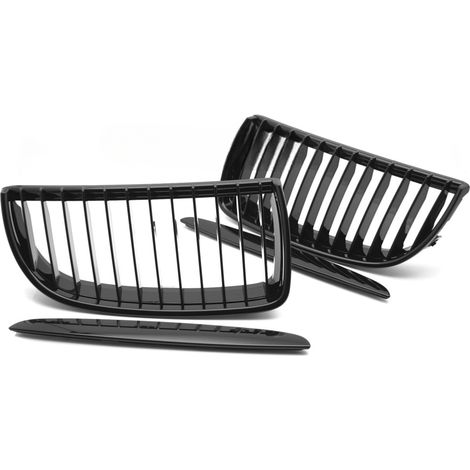 Calandre Avant BMW Serie 3 E90/E91 de 2005 a 2008 Noir Brillant-42528327 (1/5)