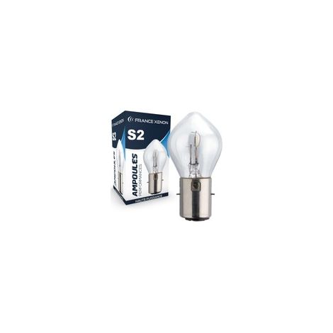 Ampoule S2 35/35W 12V Halogène ORIGINE BA20D - FRANCE-XENON (1/2)