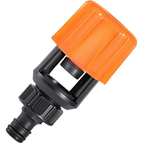 Gartenschlauchverbinder – Universaladapter für Küchen- und Badezimmerarmaturen – Geeignet für Haus und Garten – Universeller Gartenschlauchverbinder – Orange (1/5)