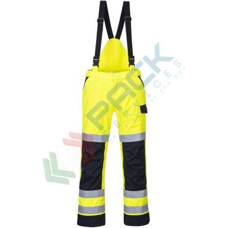 Pantaloni impermeabili multi norme con arco elettrico Colore: Giallo/marine Taglia XXXL - Portwest (1/2)