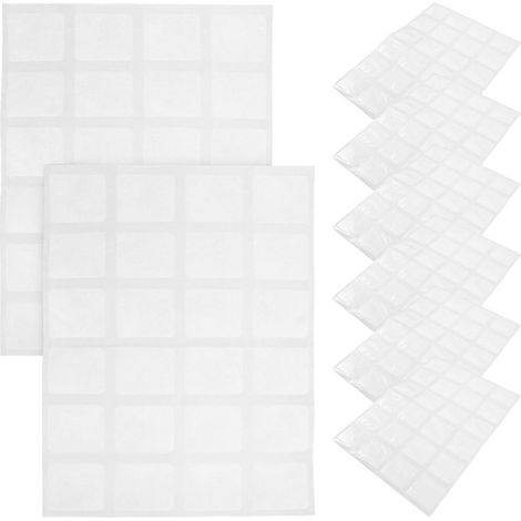 120 sachets de glace pour congélateur, emballages portables pour pique-nique d'été en plein air-39x29cm (1/4)