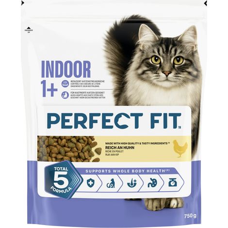 Perfect Fit Indoor 1+ mit Huhn Katzenfutter 750g (1/2)