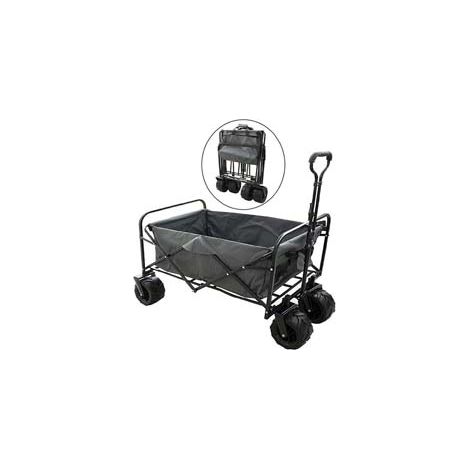 CARRELLO PIEGHEVOLE PORTATILE ESTENDIBILE MULTIUSO aperto cm.90x60x78/97h. chiuso cm.62x17x80h. IL CAMPO